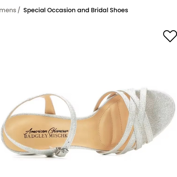 WOMEN'S AMERICAN GLAMOUR BADGLEYM XANDRA SPECIAL OCCASION SHOES 8.5 - Picture 2 of 4